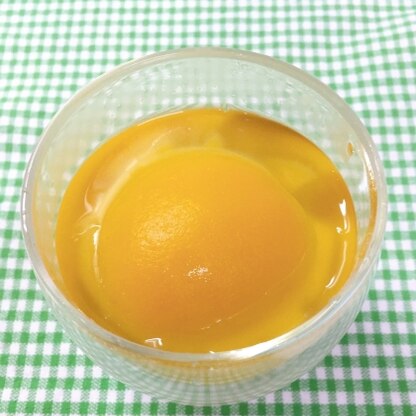 桃の食感がプルプルで、とっても甘くて美味しいかったです！今回は黄桃で作ってみましたが、次回は白桃で作ってみますね。